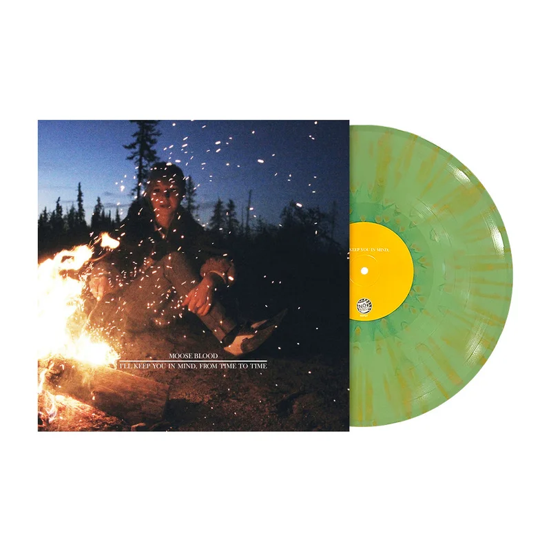 MOOSE BLOOD I'LL KEEP YOU IN MIND, FROM TIME TO TIME LP (Limited Edition  Only 300 made, Coke Bottle Clear inside Forest Green w/ Gold Splatter Vinyl)