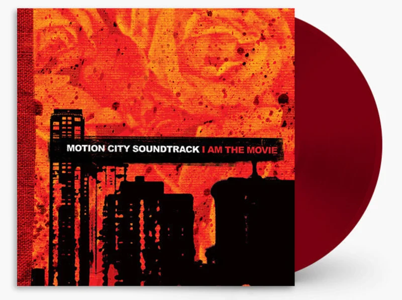MOTION CITY SOUNDTRACK 'I AM THE MOVIE' LIMITED EDITION TRANSLUCENT RUBY RED LP  ONLY 300 MADE