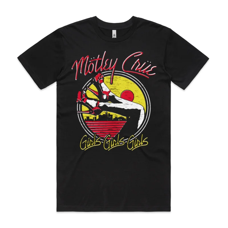 MOTLEY CRE 'GIRLS GIRLS GIRLS' T-SHIRT