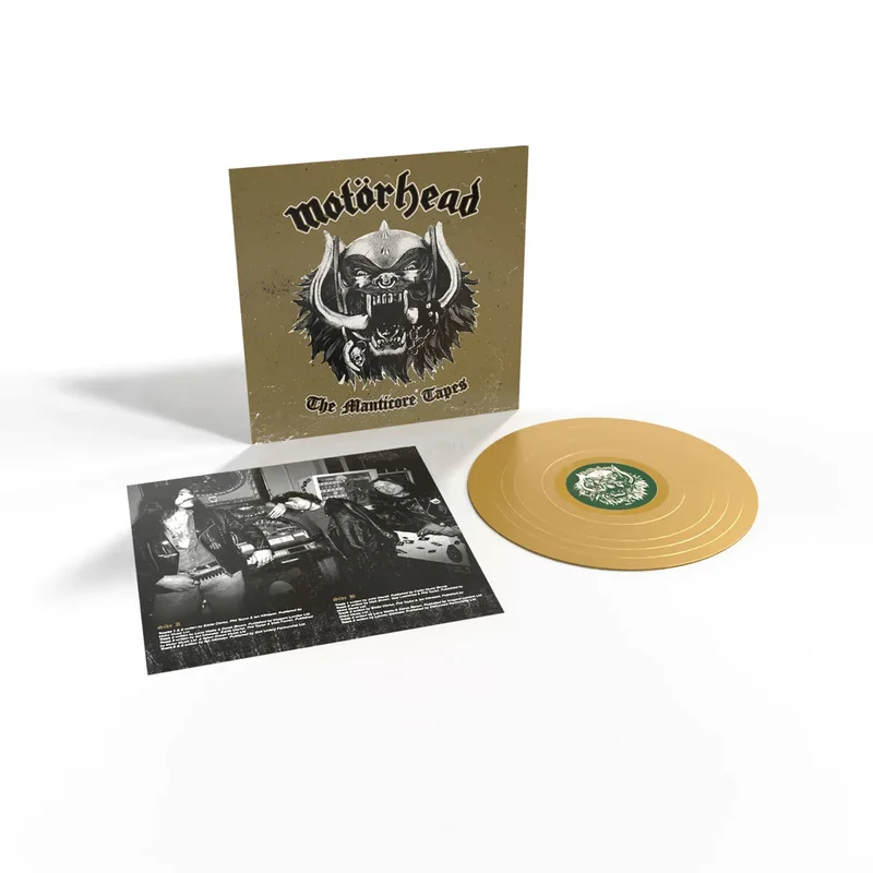 MOTORHEAD 'THE MANTICORE TAPES' LP (Gold Vinyl)