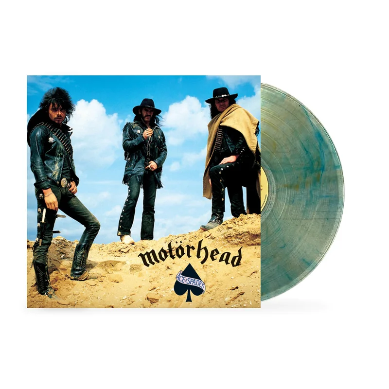 MOTRHEAD 'ACE OF SPADES' LP (Clear w/ Cream & Blue Swirls)