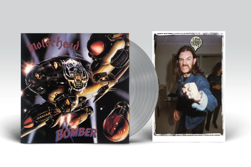 MOTRHEAD BOMBER LP BUNDLE + HAND-NUMBERED PHOTO PRINT (Limited to 500, Silver Vinyl)