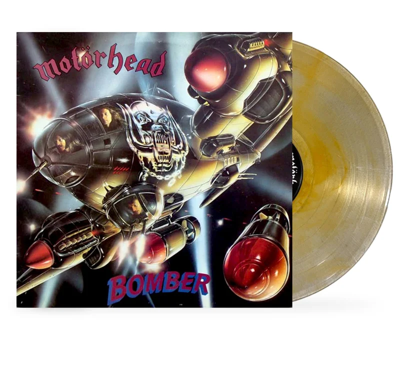 MOTRHEAD 'BOMBER' LP (Limited Edition, Clear w/Silver & Orange Swirls Vinyl)