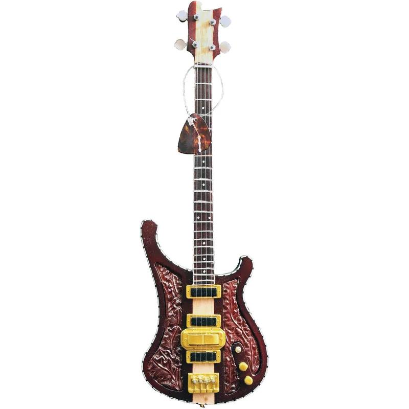 MOTRHEAD - LEMMY - SIGNATURE CARVED BASS MINI GUITAR