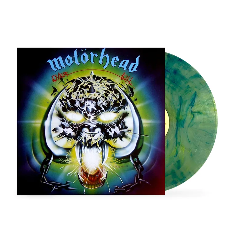 MOTRHEAD 'OVERKILL' LP (Revolver Limited Edition, Clear w/Blue & Yellow Swirls Vinyl)