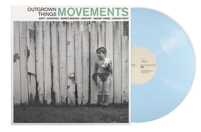 MOVEMENTS OUTGROWN THINGS 10" (Limited Edition  Only 300 Made, Opaque Baby Blue Vinyl)
