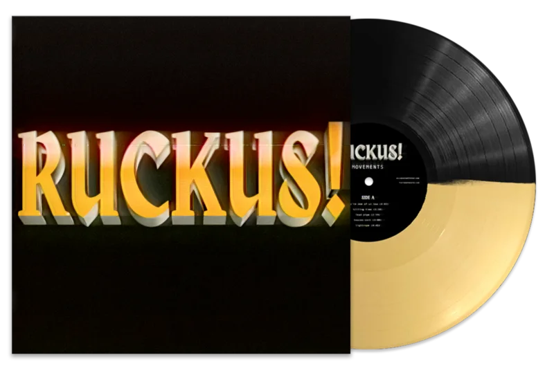 MOVEMENTS RUCKUS! LP (Limited Edition  Only 500 Made, Half Black / Half Custard Vinyl)