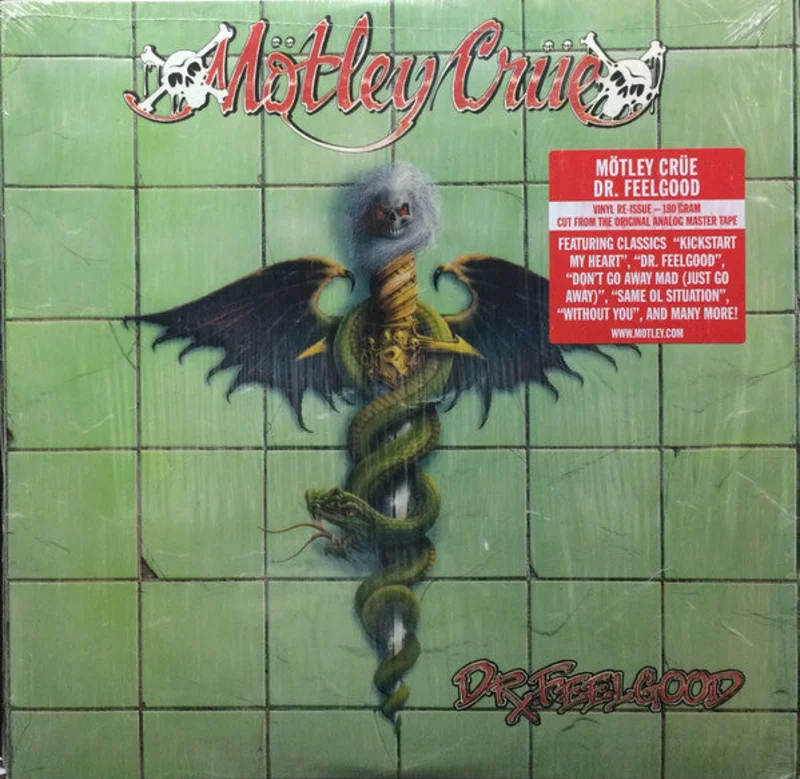 Mtley Cre - Dr. Feelgood (LP, Album, RE, RM, 180) (Near Mint (NM or M-))