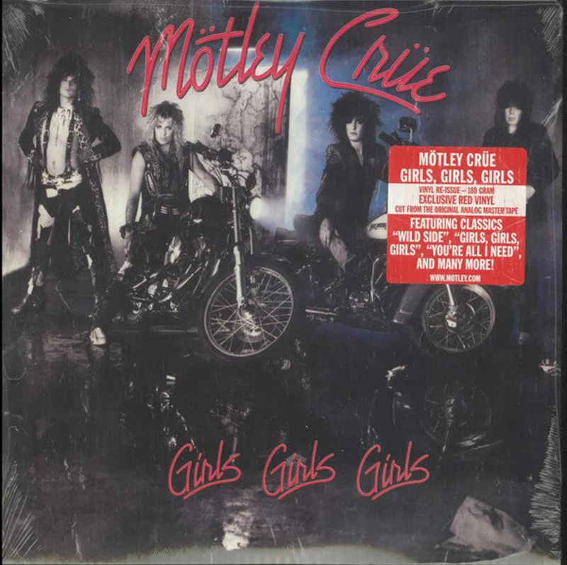 Mtley Cre - Girls, Girls, Girls (LP, Album, Ltd, RE, Red) (Near Mint (NM or M-))