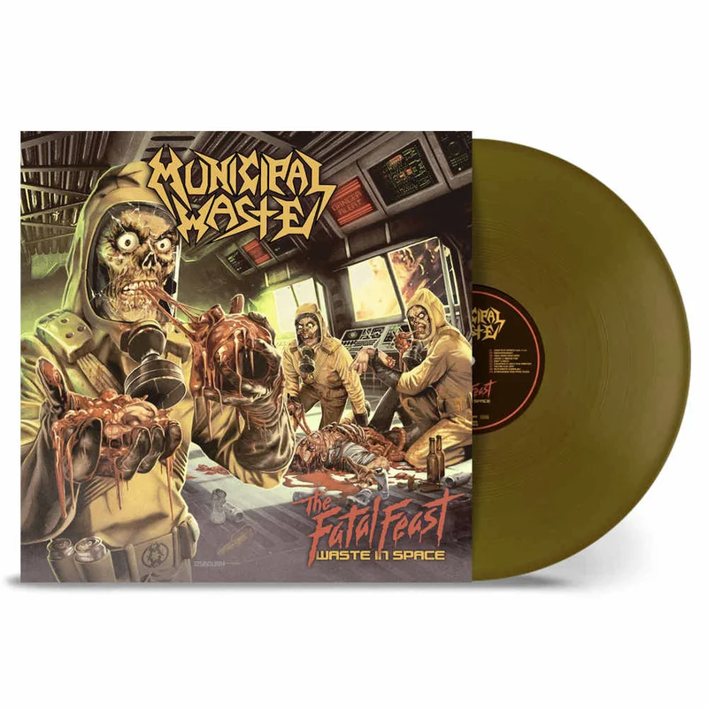 MUNICIPAL WASTE 'THE FATAL FEAST' LP (Gold Vinyl)