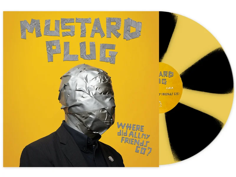 MUSTARD PLUG WHERE DID ALL MY FRIENDS GO? LP (Limited Edition  Only 250 Made, Mustard Yellow & Black Pinwheel Vinyl)