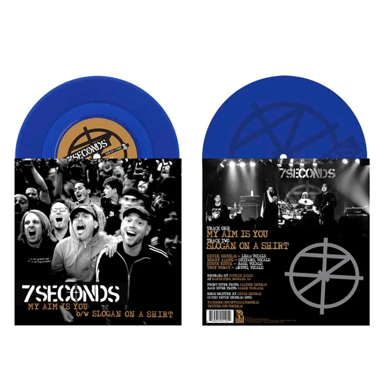 My Aim Is You Blue 7inch Vinyl