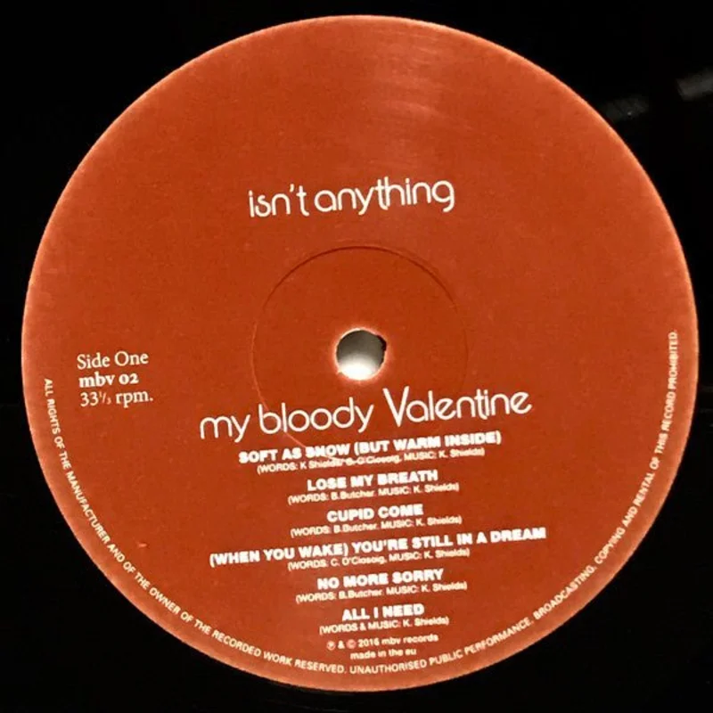 My Bloody Valentine - Isn't Anything (Alternative Cut 2018)