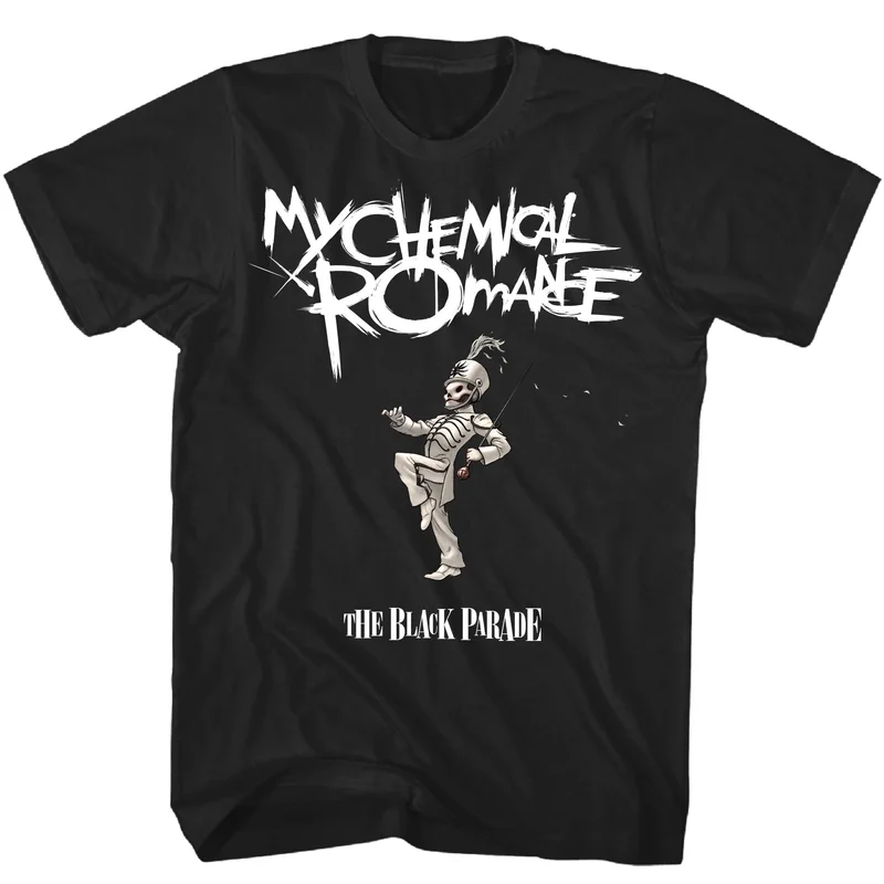 MY CHEMICAL ROMANCE BLACK PARADE T-SHIRT black