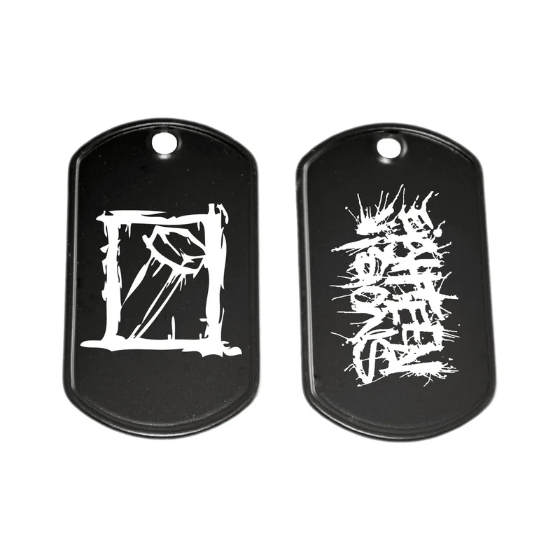 Nail White Dog Tag