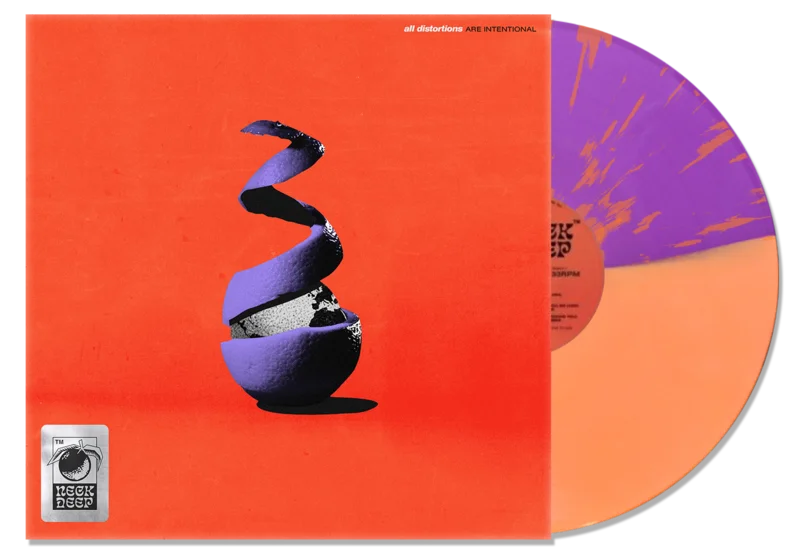 NECK DEEP ALL DISTORTIONS ARE INTENTIONAL LP (Limited Edition  Only 300 Made, Half Purple & Orange Splatter Vinyl)