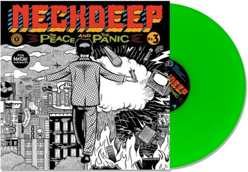 NECK DEEP 'PEACE & THE PANIC' LP (Green Vinyl)