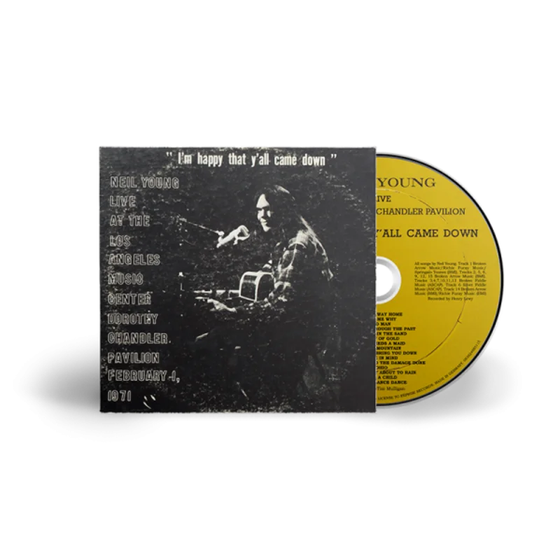 NEIL YOUNG 'DOROTHY CHANDLER PAVILION 1971' CD