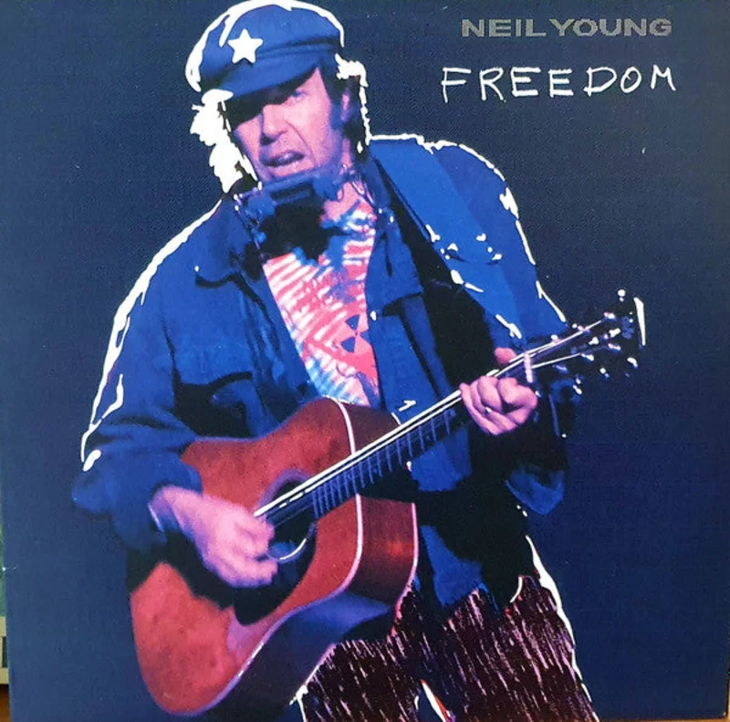 Neil Young - Freedom (LP, Album) (Very Good Plus (VG+))