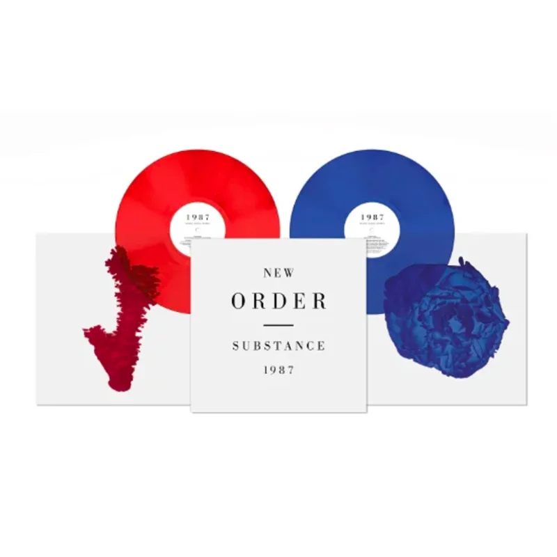 NEW ORDER 'SUBSTANCE' 2LP (Reissue, Red & Blue Vinyl)