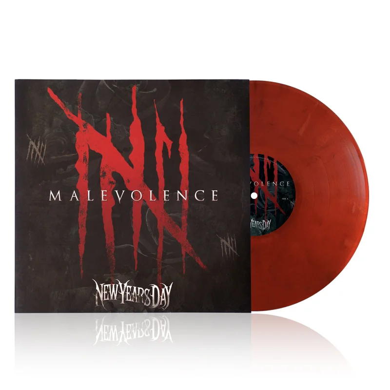 NEW YEARS DAY MALEVOLENCE LP (10th Anniversary Edition, Crimson Moon Vinyl)