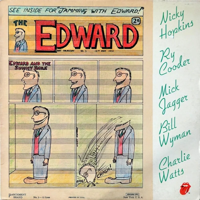 Nicky Hopkins, Ry Cooder, Mick Jagger, Bill Wyman, Charlie Watts - Jamming With Edward!