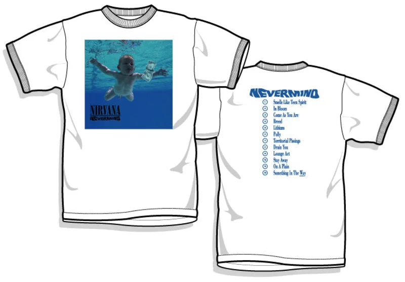 NIRVANA 'NEVERMIND' T-SHIRT