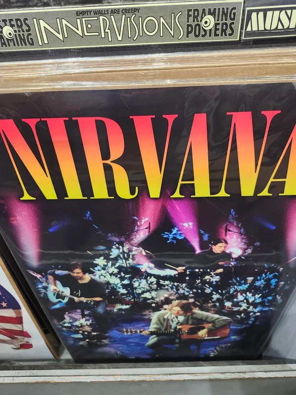 Nirvana unplugged poster