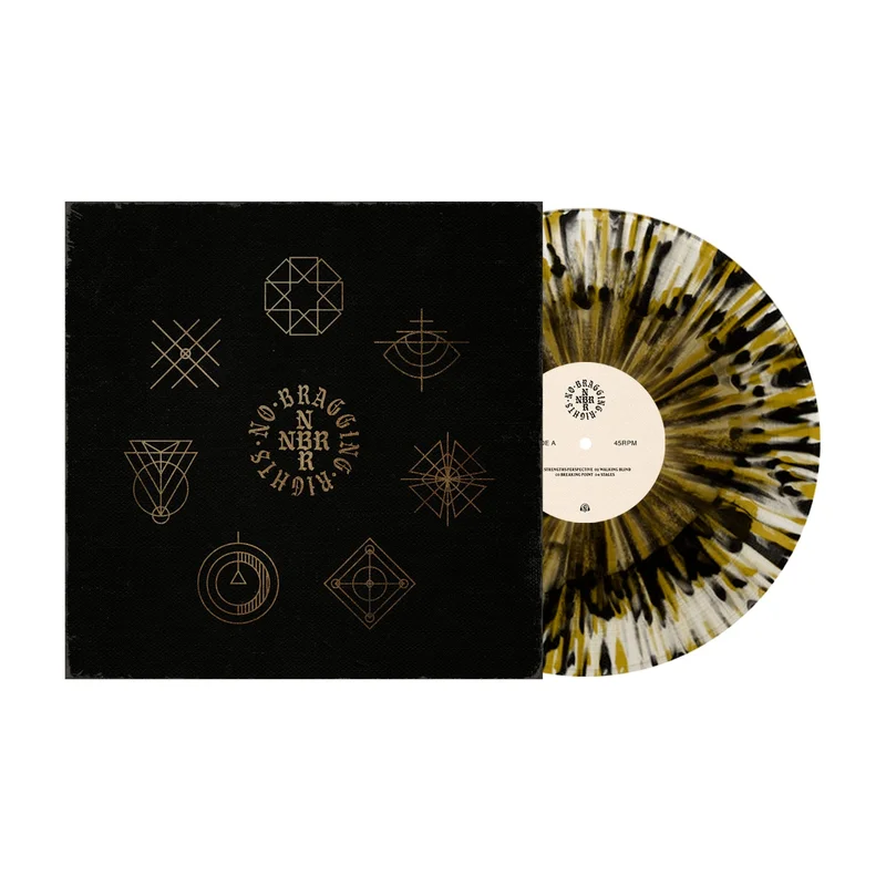 No Bragging Rights - Bone In Clear W/ Heavy Black & Gold Splatter LP