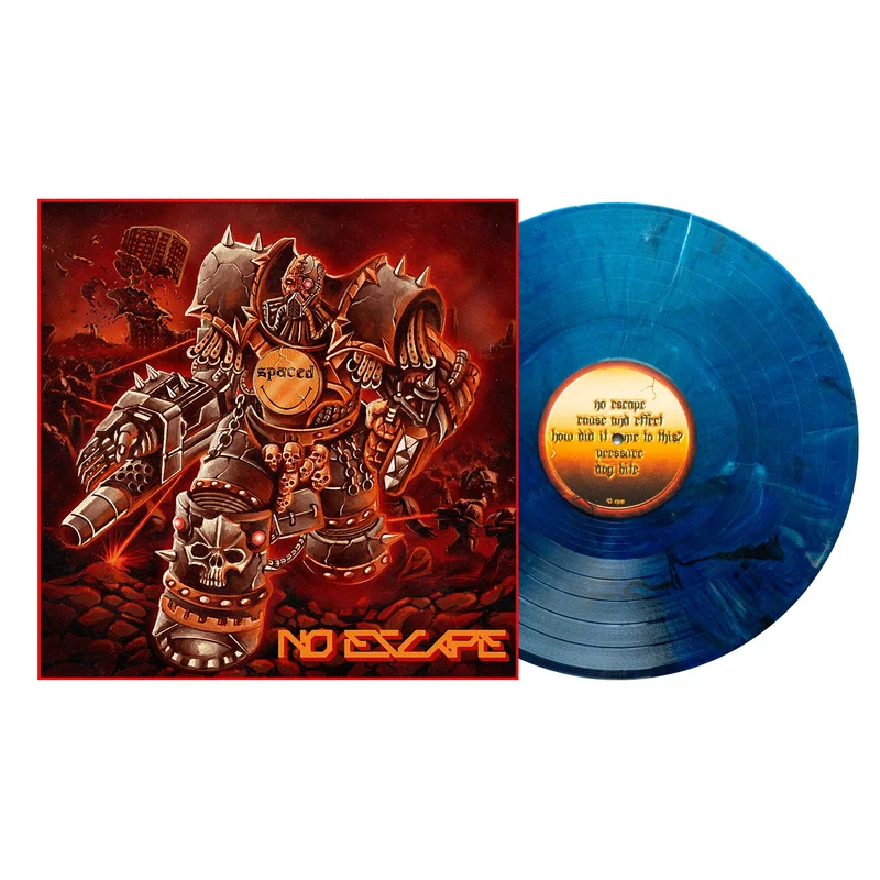No Escape - Royal Blue, Silver & Black Marble LP