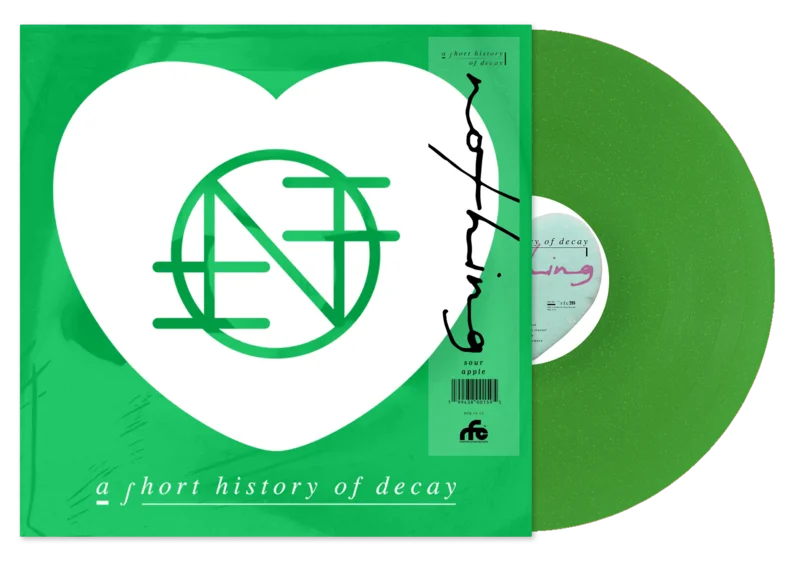 NOTHING A SHORT HISTORY OF DECAY LP (Exclusive  Limited to 300, Sour Apple Glitter Vinyl)