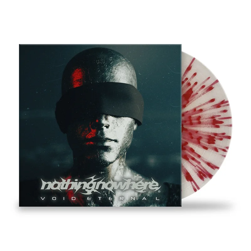 NOTHING,NOWHERE. VOID ETERNAL LP (Limited Edition  Only 350 made, Grey w/ Red Splatter Vinyl)