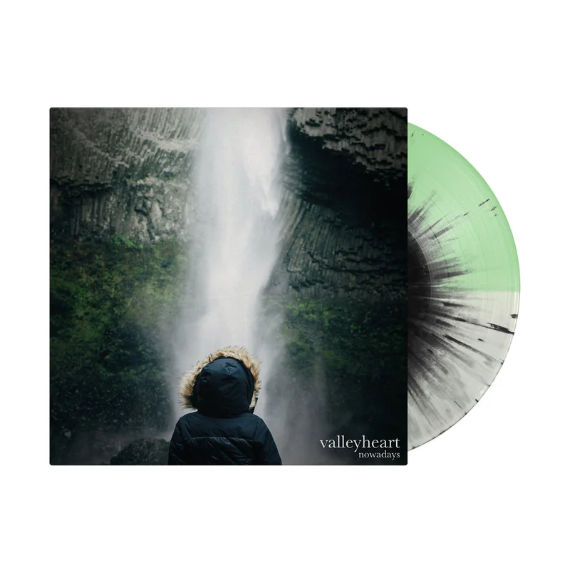 Nowadays Half Clear/Half Doublemint With Black Splatter Vinyl LP