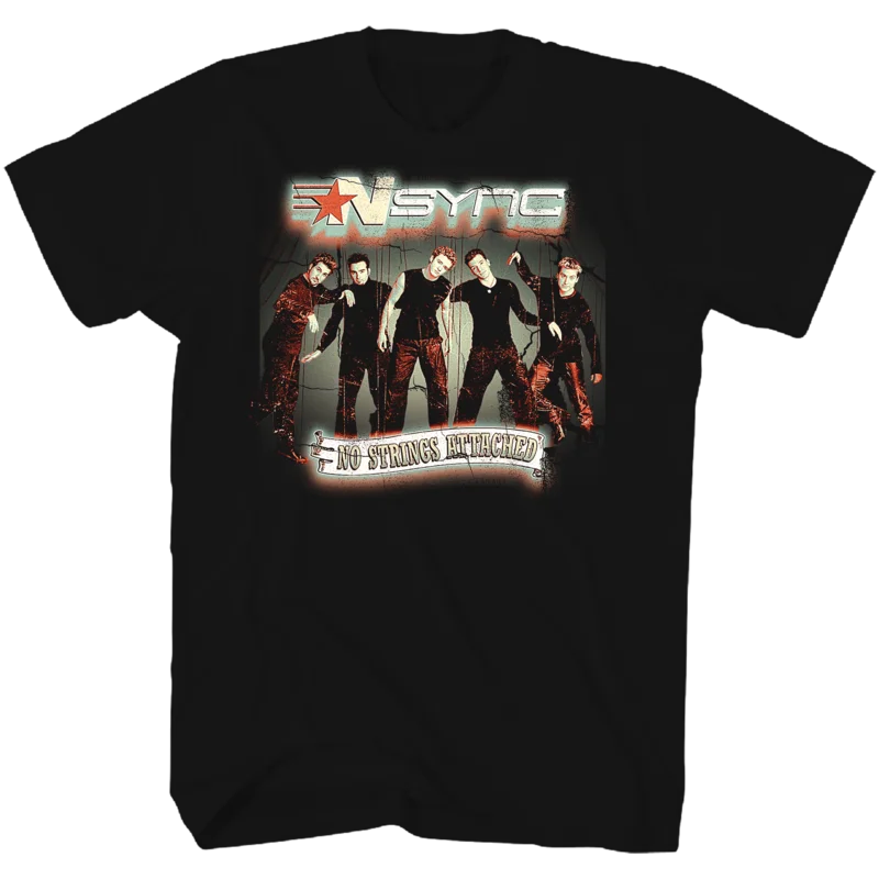 NSYNC NO STRINGS ATTACHED T-SHIRT black