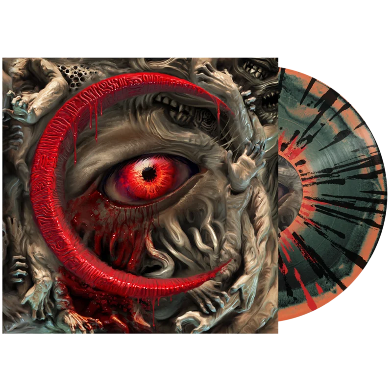 OCEANO LIVING CHAOS LP (Limited Edition  Only 100 Made, Black, Swamp Green, & Orange Side A/B w/ Black & Red Splatter Vinyl)