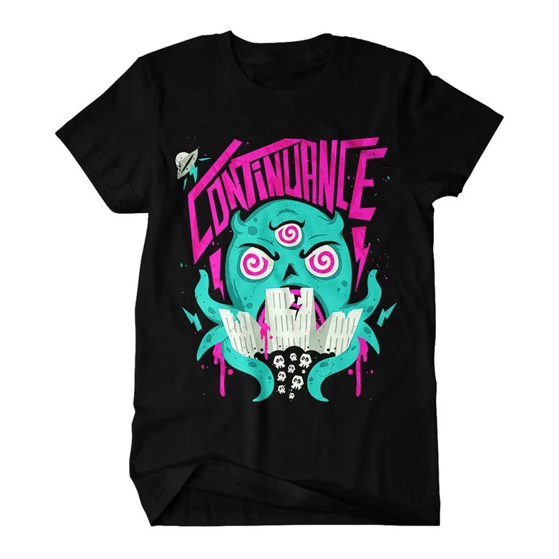 Octopus Black T-Shirt