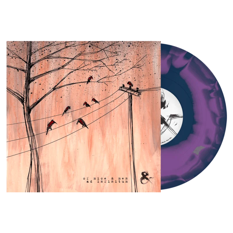 Of Mice & Men - 'Ad Infinitum' Sea Blue Purple Swirl Vinyl