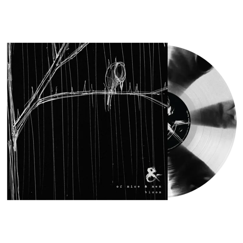 Of Mice & Men - 'Bloom' Black & White Pinwheel Vinyl