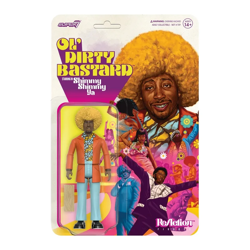 OL' DIRTY BASTARD 'SHIMMY SHIMMY YA' REACTION FIGURE WAVE 3