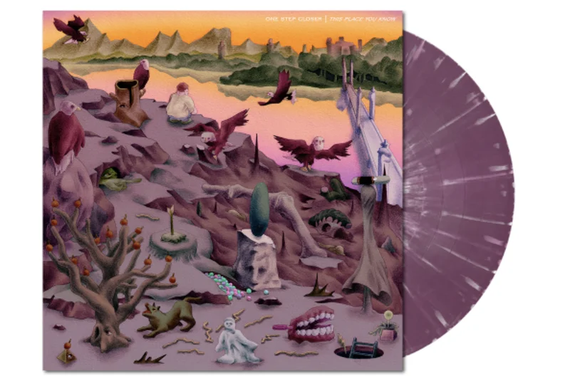 ONE STEP CLOSER THIS PLACE YOU KNOW SOLID PURPLE WITH HEAVY WHITE SPLATTER LP  ONLY 250 MADE