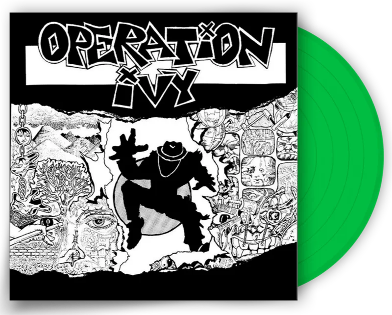 OPERATION IVY ENERGY LIMITED EDITION NEON GREEN LP  ONLY 500 MADE