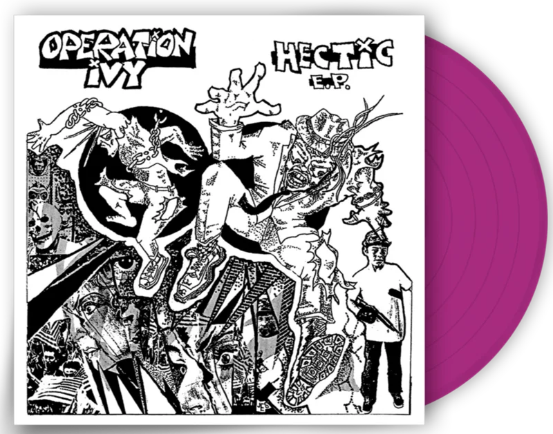 OPERATION IVY HECTIC LIMITED EDITION NEON VIOLET 12" EP  ONLY 300 MADE