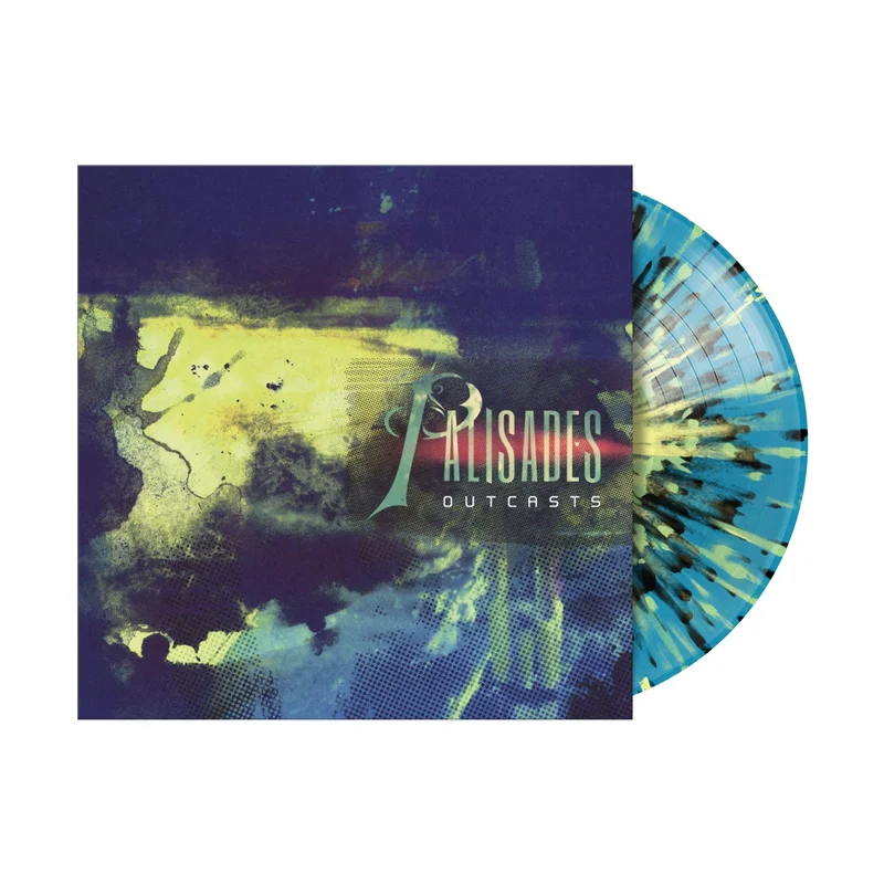 Outcasts Royal Blue W/ Easter Yellow & Black Splatter Vinyl LP