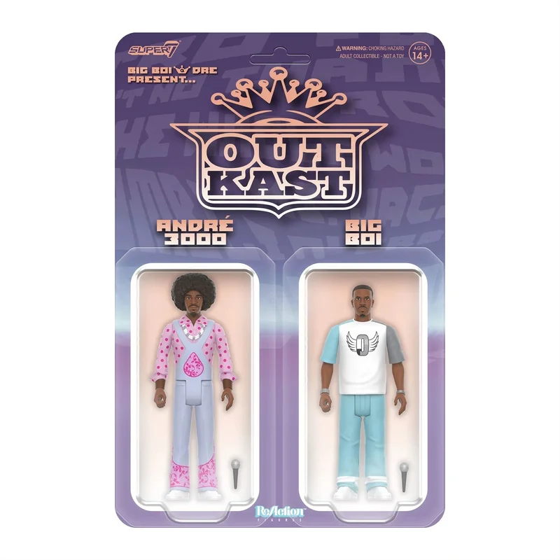 OUTKAST REACTION FIGURE WAVE 3 - OUTKAST (BIG BOI & DRE PRESENT)