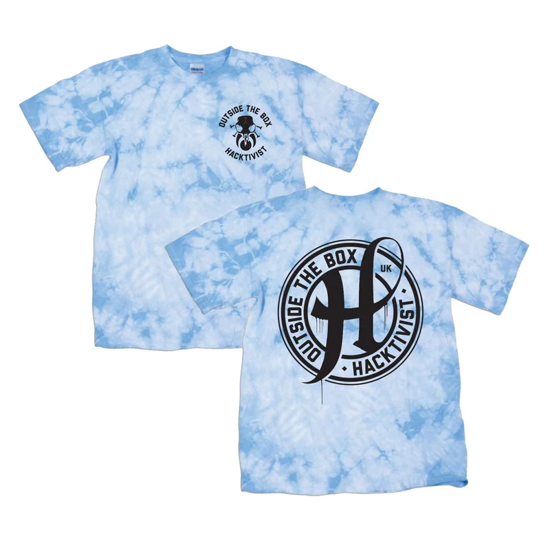 Outside The Box Blue/White Tie-Dye T-Shirt