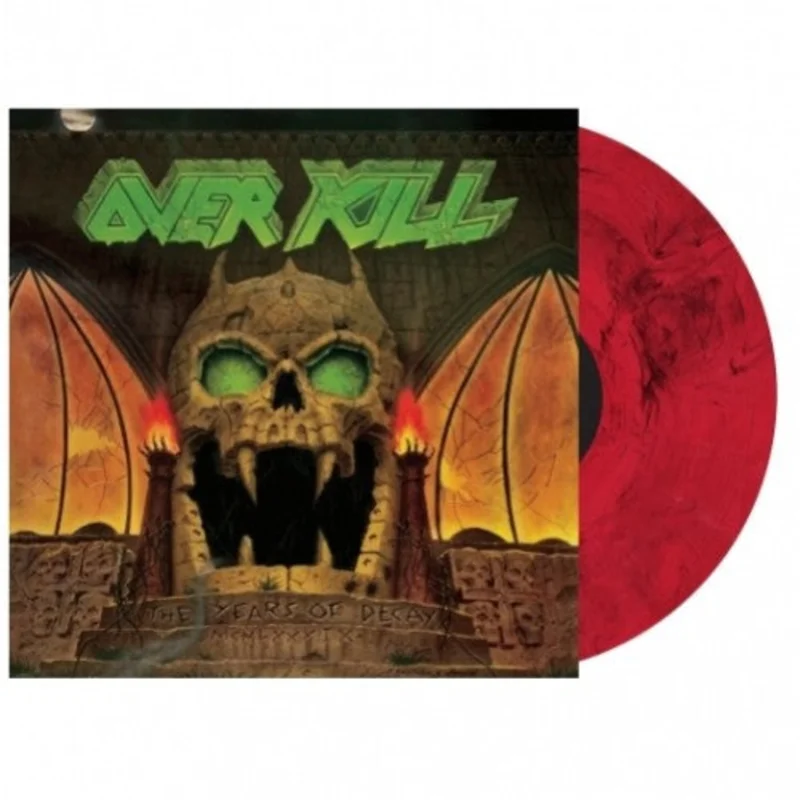 OVERKILL 'THE YEARS OF DECAY' LP (Red Marble Vinyl)