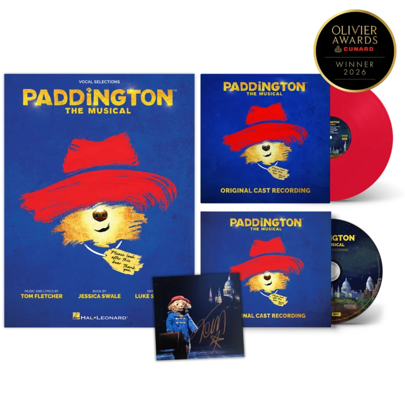 Paddington: The Musical - Red Vinyl + Signed CD + Songbook Bundle
