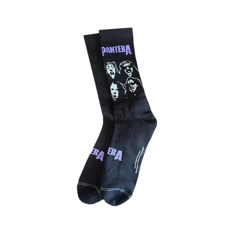 PANTERA 'BAND FACES' CREW SOCKS
