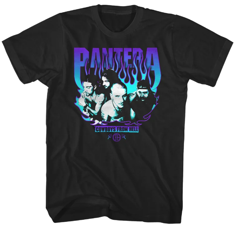 PANTERA "CWBYS FRM HELL PRPL FLM" T-SHIRT