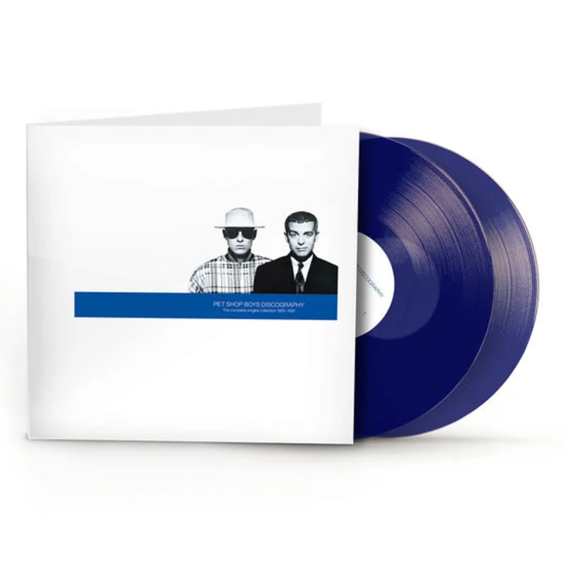 PET SHOP BOYS 'DISCOGRAPHY: THE COMPLETE SINGLES COLLECTION' 2LP (Blue Vinyl)